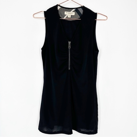 BURBERRY London V-Neck Sleeveless Top - Picture 1 of 7